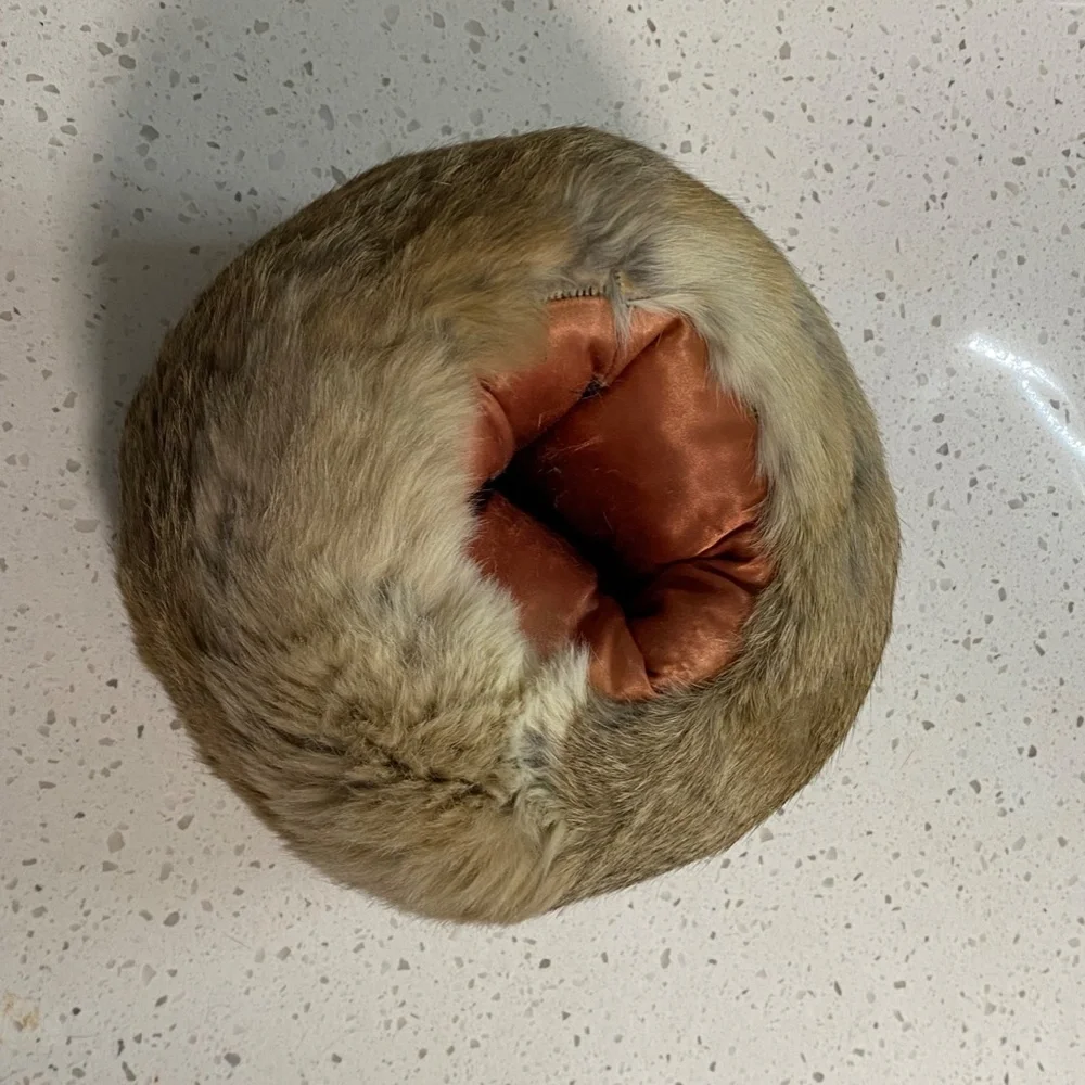 50s Fox Fur Muff